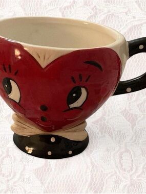 Johanna Parker Red Heart Face Valentine Mug